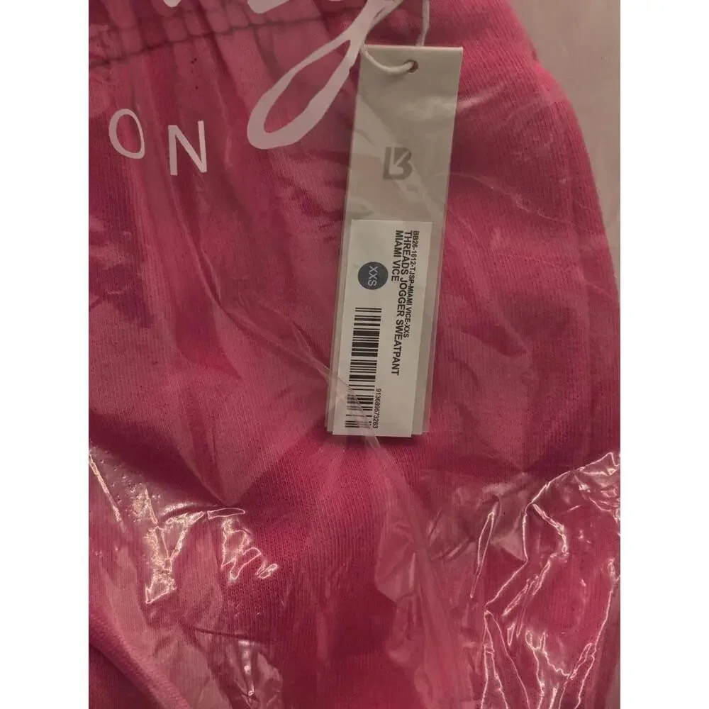 Buffbunny Joggers Miami Vice Pink- XXSmall, NWT/Never Worn - Picture 2 of 4